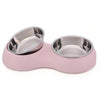 CAWAYI KENNEL Dog Feeder Drinking Bowls for dogs Pet Food Bowl