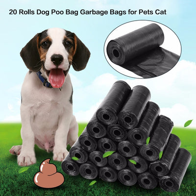 Dog-Poop-Bag Clean-Bag Waste-Pick-Up Pink Black Pet Red for Blue 20-Roll/300pcs