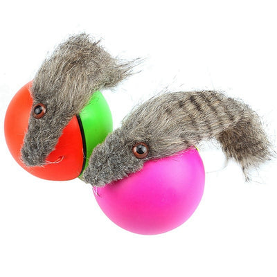 1PC Pet Dog Cat Toys Electric Beaver Weasel Toy Rolling Jump Balls Toys For Dog Puppy