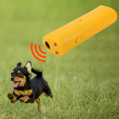 Training-Device Repeller Anti-Barking-Stop Ultrasonic Without Battery Pet-Dog LED 3-In-1