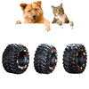 Dog-Toys Tough Puppy-Playing-Training Large Dogs Small Tyre-Treads for Squeaky-Toy Pet-Supplies