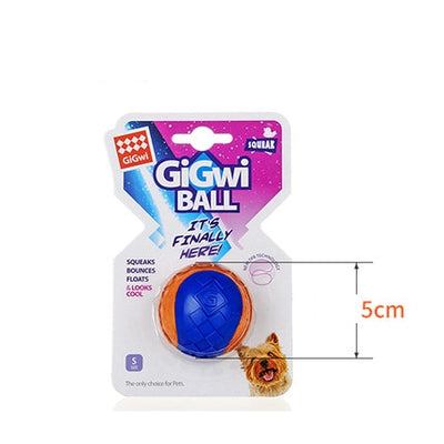 HOOPET Ball Sound Squeaky Chew-Toy Rubber Puppy Pet-Dog Play Funny Small Big Dog Natural
