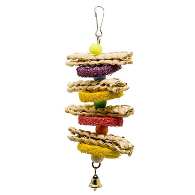 Bird-Toy Aves Vogel Hanging Wood Bite-Chewing Cute 4-Styles Speelgoed Pecking Healthy