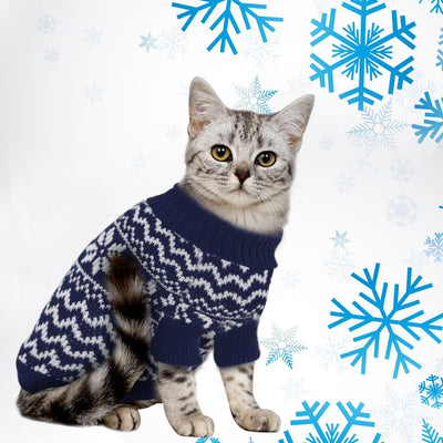 Puppy-Sweater Clothing Knitwear Cat Costume Pet-Cat Chihuahua Dogs Winter for Small Medium