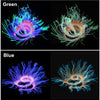 Glowing-In-Light Ornament Anemone-Decoration Artificial-Fish-Tank Silicone Aquarium Coral