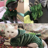 Cat-Costume Hoodie Fleece Dinosaur-Design Coat Pet Cats Kitten Winter for Small Dog-Clothing