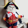 Cat Pirate Costume Funny Dog Clothes Suit Corsair Dressing up Party Apparel