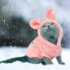 Cat Jacket Costume Yorkshire-Clothing Dogs Chihuahua Winter Kitten Pink Warm