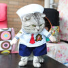 Suit Cat-Costume Dressing-Up Corsair Pirate Funny Cat Party Halloween for Clothing