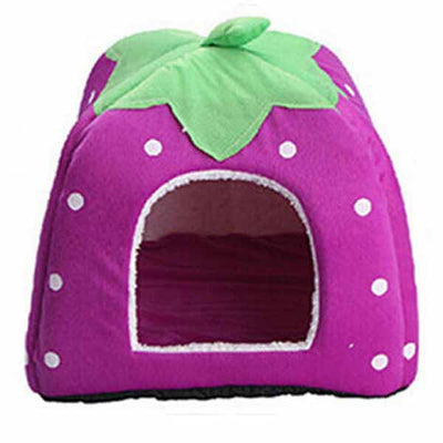 Lovely Pet Cat Bed Mat Puppy Kennel House Travel Foldable Warm