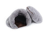 HOOPET Warm Cat Sleeping Bags Pet Half Cover Winter Nest Kitty