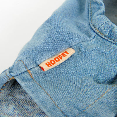 HOOPET Jumpsuit Jeans Denim L XL Strap Shirt Coat Vest Jacket Pet-Cat-Dog Classic