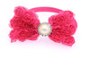 Collar-Accessories Pet-Bowties Grooming-Shop Dog Neck Ribbon Diamond Hot 50pcs Rose Chiffon