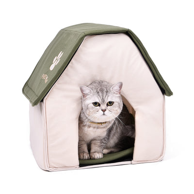 Foldable Pet Cat Cave Kitten Bed Cama