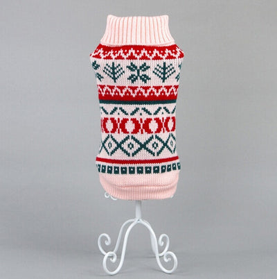 Petalk Snowflower Sweater Knitwear Jumper Coat Cat Christmas