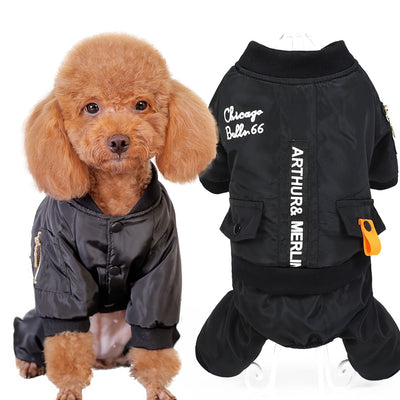 HOOPET Jumpsuit Jacket Hoodie Pet-Coat Dog Warm And Waterproof Winter Large Little