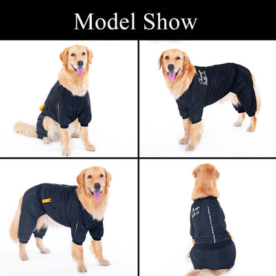 HOOPET Jumpsuit Jacket Hoodie Pet-Coat Dog Warm And Waterproof Winter Large Little