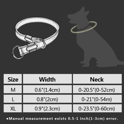 Dog-Collars Slip German Shepherd Labrador Dogs Large Real-Leather Pet Durable Medium