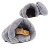 HOOPET Warm Cat Sleeping Bags Pet Half Cover Winter Nest Kitty