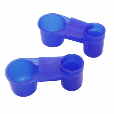 Adhere To Fly 50 Products equipment Bird Cage Accessories Blue Drinking cup