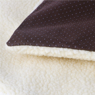 Super Soft Self Heating Cat Dog Bed Cushion Pet Thermal Warm Fleece Rug Mattress