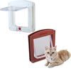Durable Plastic 4 Way Cat Small Waterproof Pet Locking