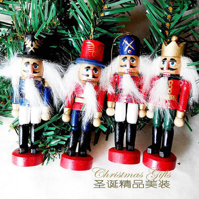 Puppet Nutcracker Bookcase-Decorations Christmas Party Home New The Gift of Children