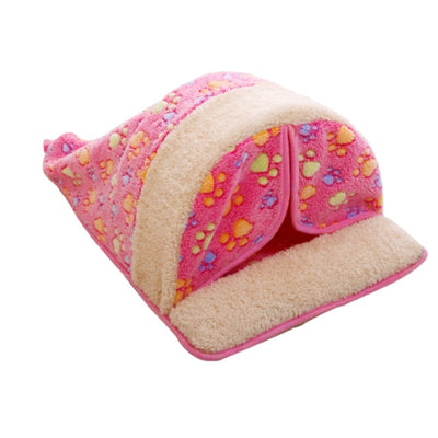 Petforu Cat Warm Cotton Sleeping Cushion Pad House Hut
