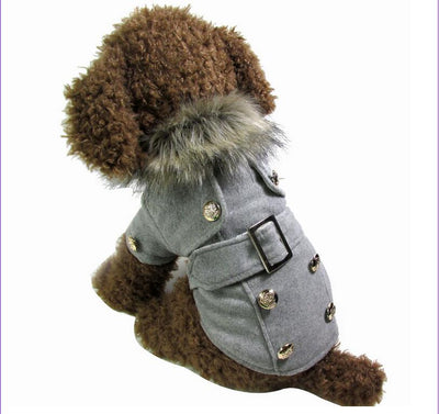 Jacket Dog Coat Autumn Pet-Dog Warm Winter High-Quality Cute XL S And Woolen Size-Choose