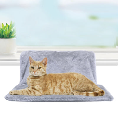 PAWZ Road Super Soft Cat Hammock With Stable Frame Install Easy Sleeping Cat