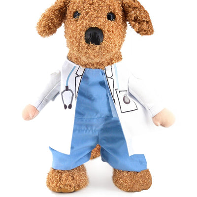 Suit Clothing Outfit Costume Coat Puppy-Clothes Nurse Pet-Dog Funny Cool for Ropa Perro