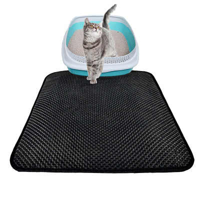 DogLemi EVA Double-Layer Cat Litter Trapper with Waterproof