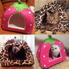 Cute Foldable Cat Kitten House Warm Soft Winter Cotton