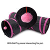 PAWZ Road Cat Tunnel Y Shape 3 Holes Funny Collapsible