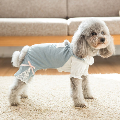 Hipidog Coat Jumpsuit Hoodies Small-Dogs Chihuahua Summer Cute for Teddy Spring Lace