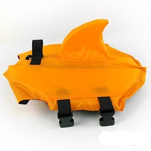 Safety-Clothes Jacket Swimming-Clothing Pet Life-Vest French-Bulldog-Fin Shark-Dog Play