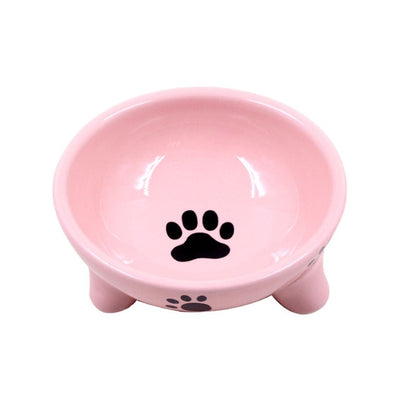 Dispenser Feeding-Bowl Food-Feeder Puppy-Products Pet-Dog-Ceramic Bol Non-Slip Small