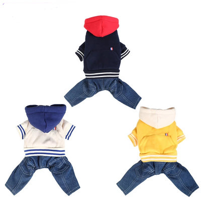 HOOPET Clothing Puppy Dog-Cat-Clothes Fashion Autumn New Winter with Cap Pet-Products