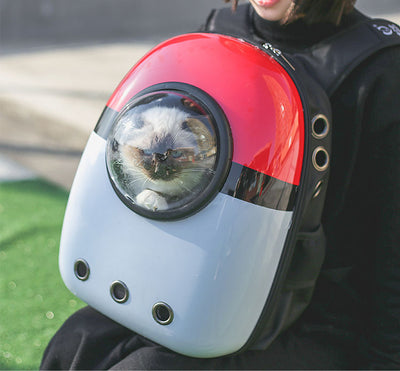 Space Capsule Astronaut Pet Cat Backpack Bubble Window for Kitty Carrier Crate Outdoor Travel Bag