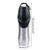 Pet-Bottle Dog-Bowl-Dispenser Travel Stainless-Steel Outdoors Portable 750-Ml Cat Safety
