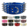 3 inch Wide Spikes Studded Leather Pet Dog Collar for Large Breeds Pitbull Doberman