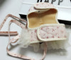 Floral Harness For Dogs Of Small Breeds White Black Blue Princess Wedding Pet Cats Dresses Collar