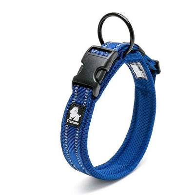 Truelove Adjustable Nylon Dog Collars Mesh Padded Reflective Collar For Dog Training