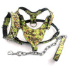 Chain-Leash-Set Harness Spiked Pitbull Mastiff Large Studded-Dog-Pet-Collar And for Medium