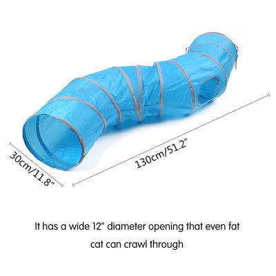 Speedy pet Cat Tunnel Tube Collapsible Hideaway for Kittens