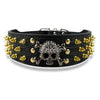 Rivets Studded Pet-Accessories Boxer Skull Bullet Dog-Collar Wide-Spiked Dogs Cool Large