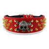 Rivets Studded Pet-Accessories Boxer Skull Bullet Dog-Collar Wide-Spiked Dogs Cool Large