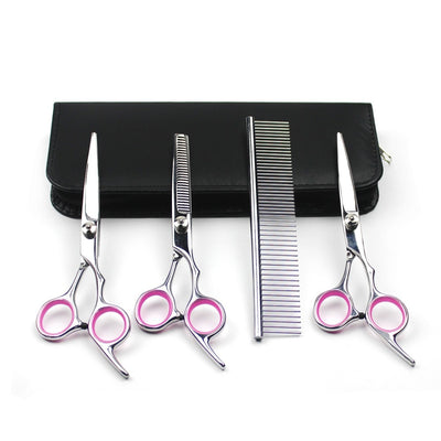 Professional Comb-Bag Pet-Scissors Hair-Shears Dog Grooming Puppy-Cutting Thinning