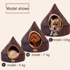 HOOPET Bed Tent Dog-House Yurt-Bed Washable-Cushion Pet-Dog Dogs Dirt-Resistant Double-Sided