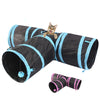 DCPET cat Tunnel 3 WAY Y Shape Foldable Pet Puppy Animal